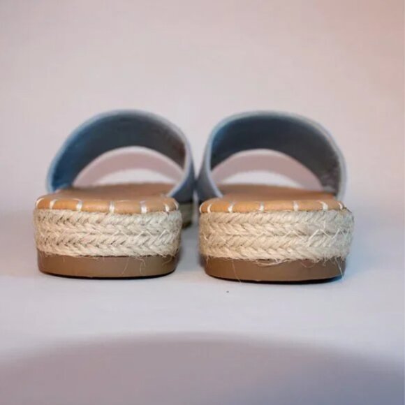 NWT/NIB BAMBOO Baby Blue Sandals - Picture 4 of 12